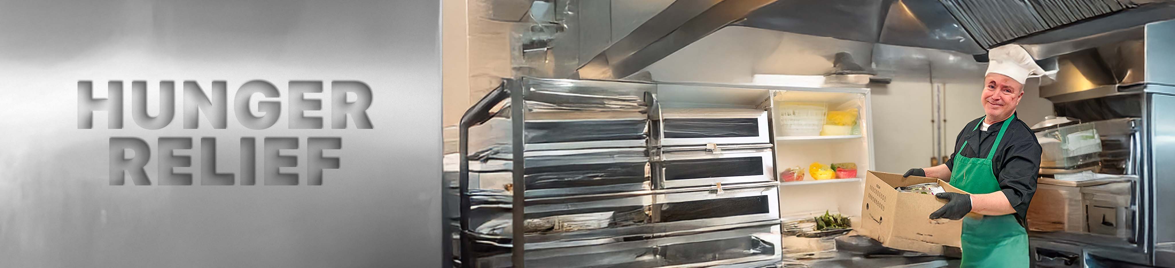 Banner ad for ACBVI HUNGER RELIEF